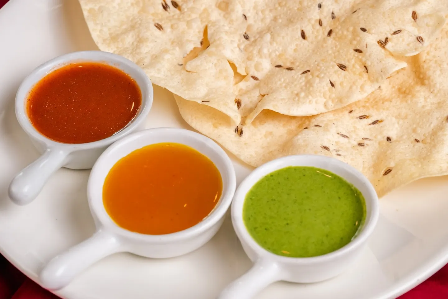 Authentic Indian curry dish at Om Cuisine of India Calgary