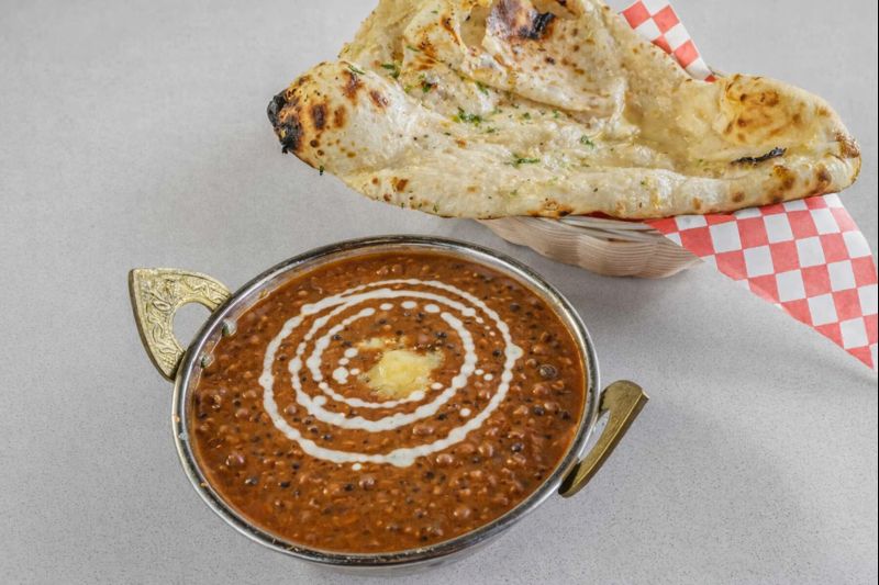 Dal Makhani - Creamy black lentils at Om Cuisine of India Calgary