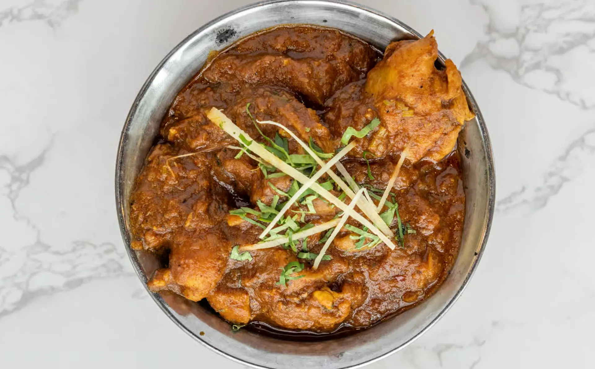 Chicken Vindaloo at Om Cuisine of India in Calgary, AB